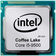 14281پردازنده اینتل Core i5-9500 CPU Tray
