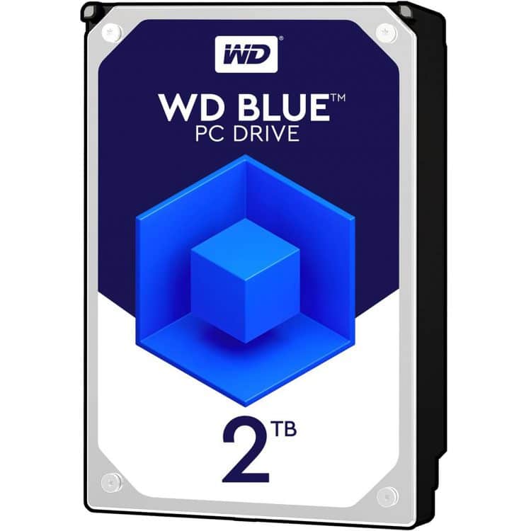 هارد دیسک اینترنال وسترن دیجیتال آبی 2 ترابایت Western Digital Blue