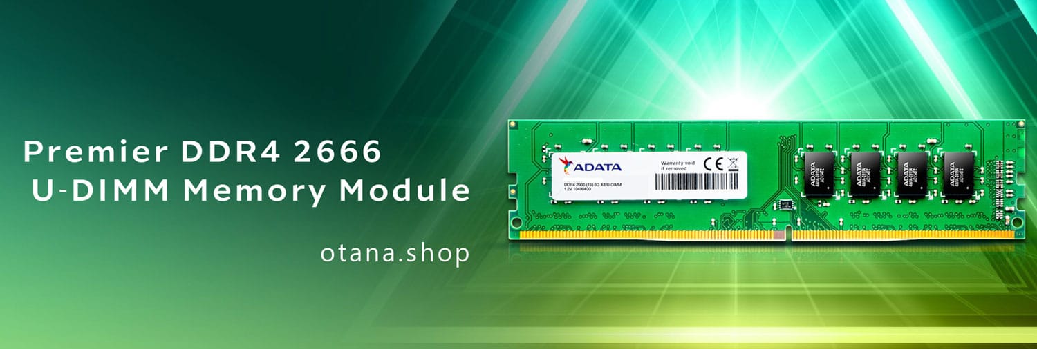 رم کامپیوتر ای دیتا تک کاناله Adata AD4U RAM 2666MHz CL19 DDR4 8GB